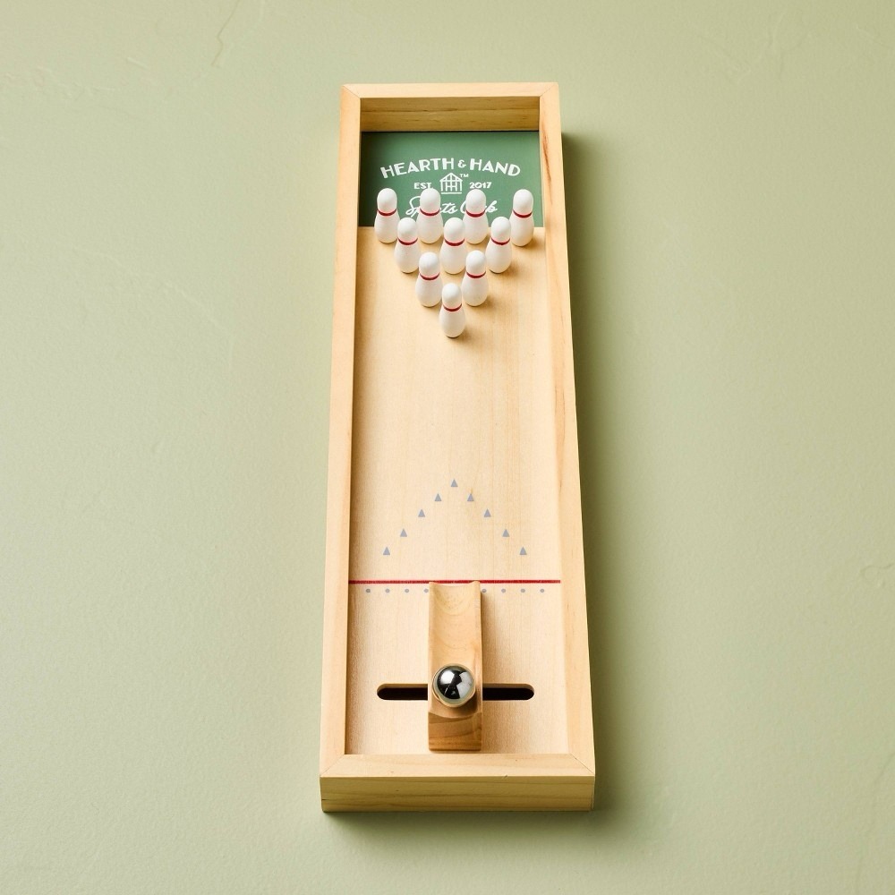 Mini Wooden Bowling Tabletop Game -‎ Hearth & Hand Magnolia, Target Summer 2025